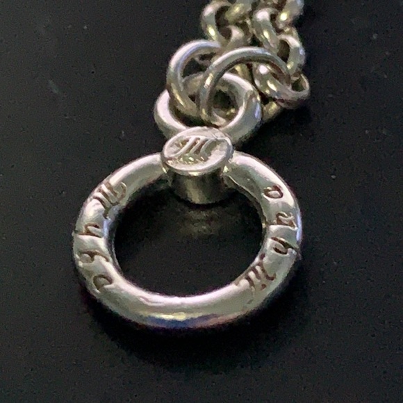 NWT MYKA BRIGHT RHODIUM SILVER NECKLACE CH2008 - Picture 11 of 12